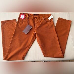 ISAIA NWT 5 Pocket Jean Cut Pants Size 34